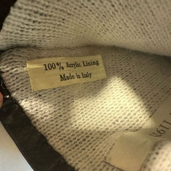 PLYMOUTH Women's Leather Evening Driving Gloves Brown Size 7 - Picture 9 of 9